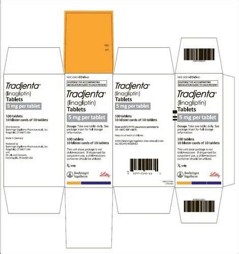 Pharmaceutical Tablets - Tradjenta Exporter from Nagpur