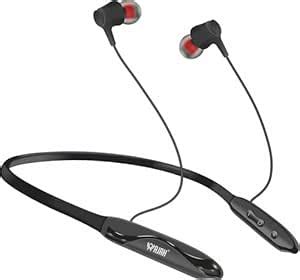 AJAH Arjun NB-705 Flexible Neckband Earphones, Black Earphones Wireless ...