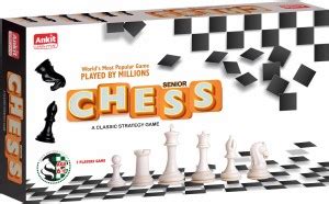 Ankit BOARD GAME CHESS 15" SENIOR Educational Board Games - BOARD GAME ...