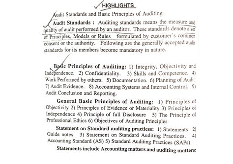 Chapter 4 AUDITING AND ASSURANCE STANDARDS & BASIC PRINCIPLES ...