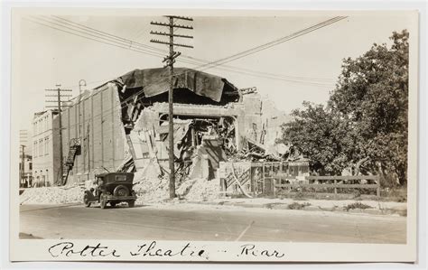 Loose Photographs]: 1925 Santa Barbara Earthquake: Near Fine Unbound ...