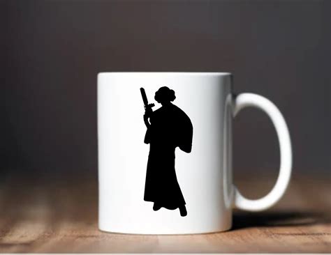 Buy Han Solo and Princess Leia SVG File, Star Wars Silhouette Download ...