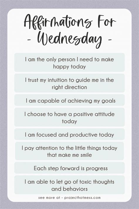 123 Positive Wednesday Affirmations Conquer the Mid-Week Slump ...