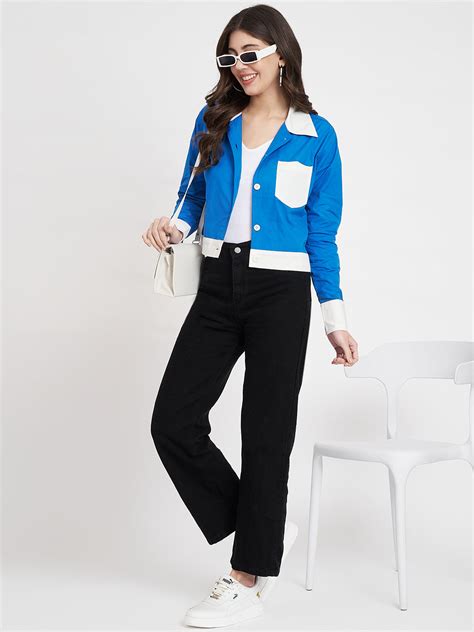 Women’s Color-Blocked Casual Shirt - Trendy & Stylish for Every ...