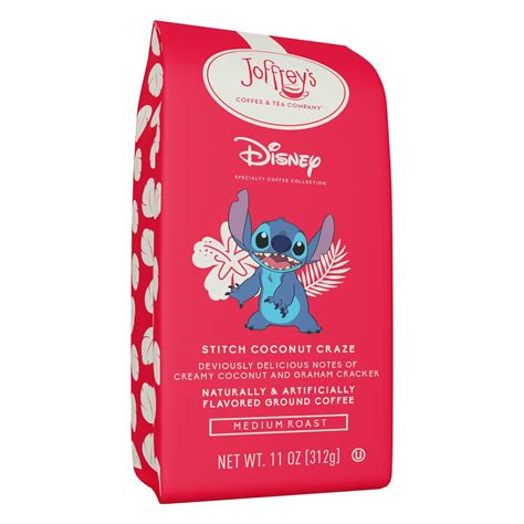 Amazon.com: Joffrey's Disney Stitch Coconut Craze Flavored Coffee ...