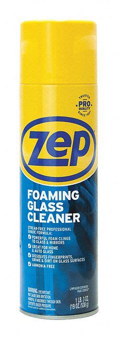 ZEP COMMERCIAL, 4, PK, Glass Cleaner,Foam,19 oz.,PK4 - 59MK11|ZUFGC194 ...