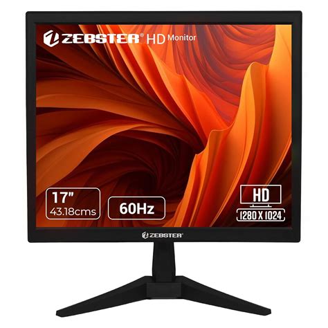 ZEBSTER GV117 17 Inches LED Monitor, HDMI | VGA, 1280 x 1024, 250nits ...