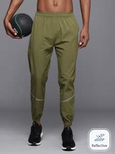 HRX by Hrithik Roshan Solid Men Green Track Pants - Buy HRX by Hrithik ...
