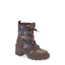 Steve Madden Peiper Camo Lug Sole Platform Boot | SHEIN USA