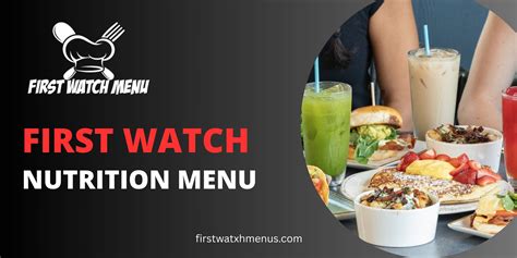 First Watch Nutrition Menu | Calories, Healthy Options & Nutrition ...