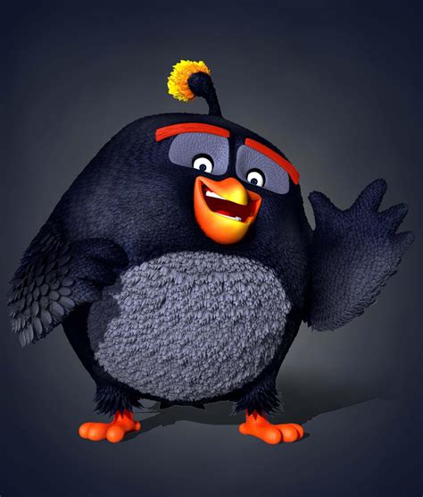 Angry Bird Black Bird Wallpaper