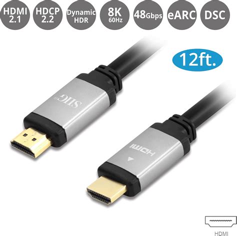 Buy SIIG Bundle of 4x1 HDMI Switch and 12 Feet 8K HDMI Cable Online at ...