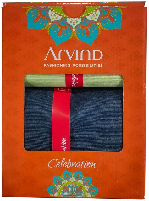Arvind Cotton Blend Self Design Shirt & TrouserFabric – Mansfab