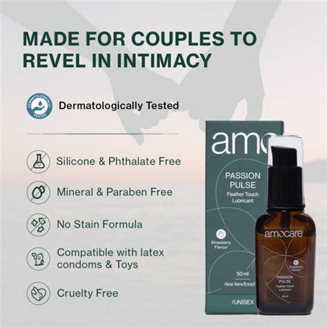 Passion Pulse - Water-Based Long Lasting Lubricant Gel | Amocare