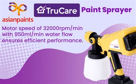 Asian Paints TruCare Paint Sprayer 750W With 950 ML Container ...