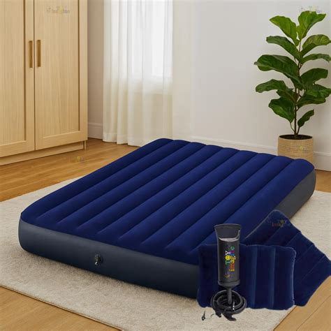 Toy Imagine 6.67ft L × 5ft B Inflatable Air Bed with Pump, 2 Inflatable ...