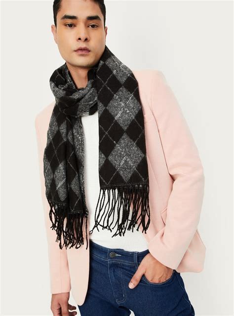 Buy Men Argyle Pattern Mufflers Online at just Rs. 699.0 ...