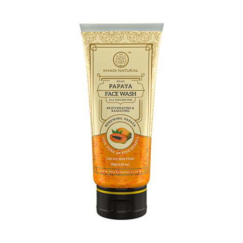 KHADI NATURAL Papaya Face Wash SLS & PARABEN FREE