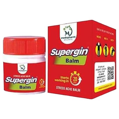 Buy Medopharm Supergin Balm, 15 ml | 19 Minutes Delivery | Apollo Pharmacy