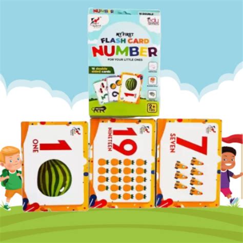 Min Qty:4 | My First Flash Cards (16 Double Sided Cards) – Sarvda