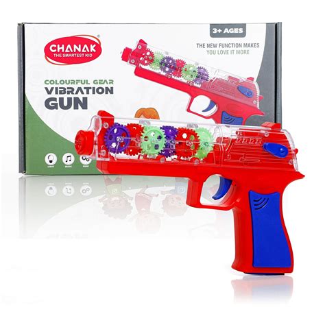 Buy Chanak Transparent Gear Gun Toy for Kids From ToyIQ
