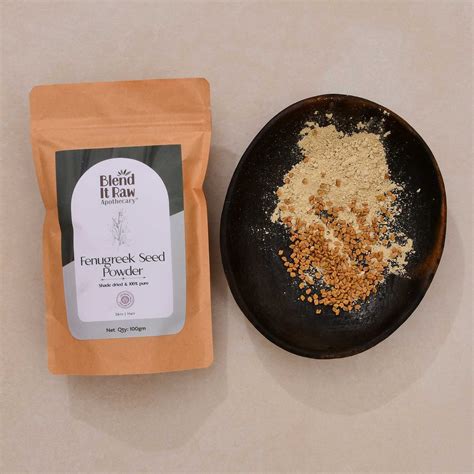 Fenugreek Seed Powder for Hair Masks- Blend It Raw Apothecary