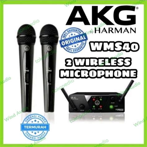 Jual MIC WIRELESS AKG WMS 40 MINI DUAL ORIGINAL - Jakarta Barat - Wind ...