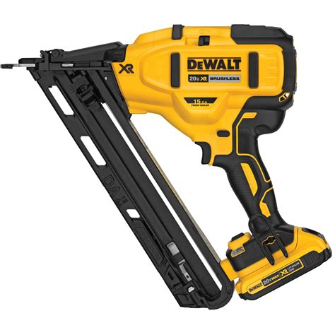 20V MAX* XR® 15 GA Cordless Angled Finish Nailer Kit | DEWALT