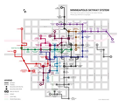 Minneapolis Skyway Map