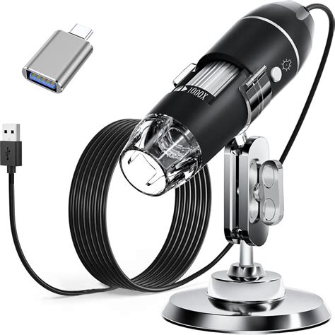 Etzin Portable USB Digital Microscope 40X-1000X Electron Microscope ...