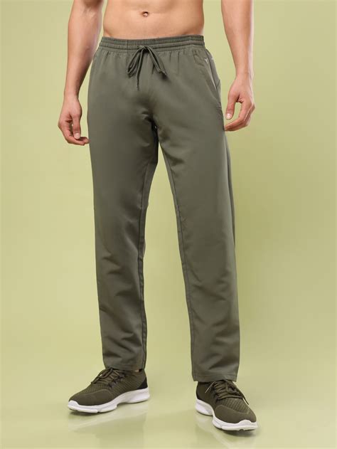Men Solid Relax Fit Sports Trackpants with TECHNO LITE