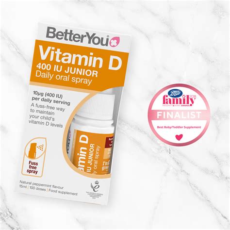 D400 Junior Vitamin D3 Oral Spray for Children | BetterYou