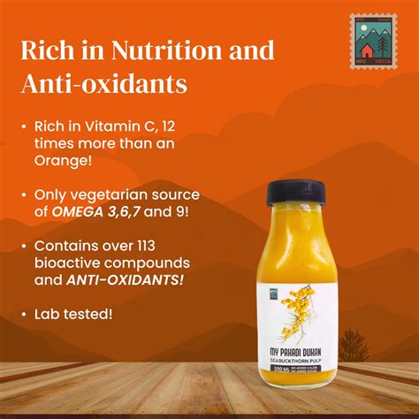 Buy Pure Sea Buckthorn Juice (Pulp) Online (No Added Sugar) MPD – My ...