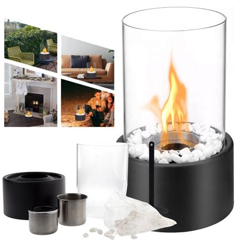 Biokominek Wolnostojący Biofireplace 21 X 12 X 10 X Cm Czarny - Inna ...