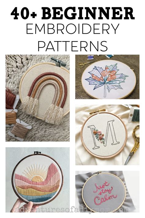 Image result for Beginners Embroidery Patterns