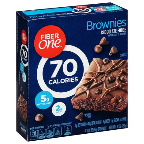 Fiber One 70 Calories Chocolate Fudge Brownies - Shop Granola & snack ...