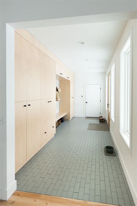 Modern Mudroom Flooring