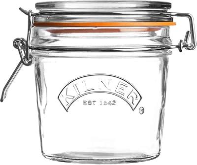 Buy Kilner Premium Borosilicate Clip Top Food Storage Container Jar for ...