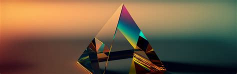 Download wallpaper glass, abstraction, pyramid, section abstraction in ...