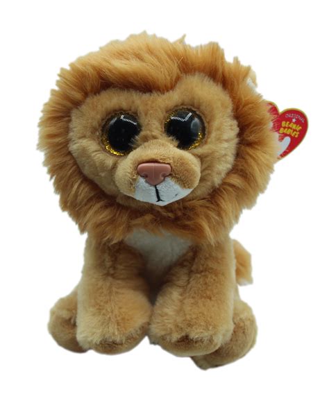 Ty Beanie Baby Toy: Louie the Lion Plush with Glitter Eyes | Stuffed ...