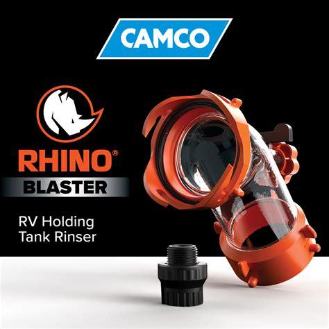 Camco Rhino Blaster — Camper Holding Tank and RV Portable Waste Tank Rinser — Provides Thorough ...