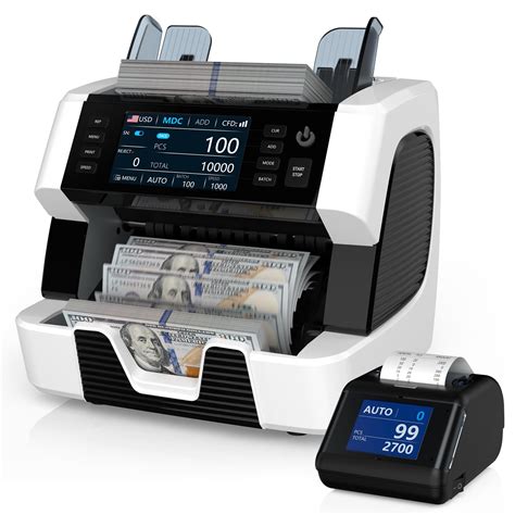 PONNOR Money Counter Machine Mixed Denomination,Value Counting, Multi ...