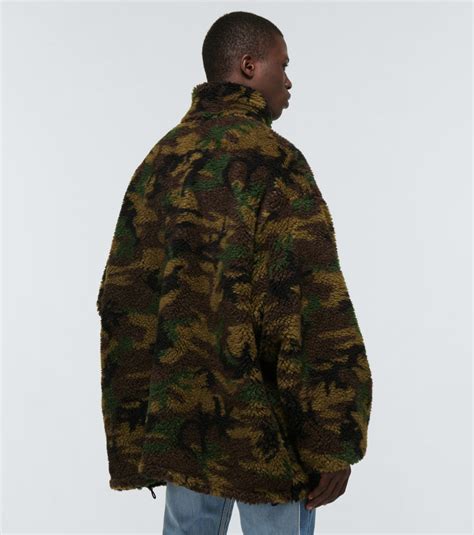 Balenciaga - Camouflage fleece jacket Balenciaga