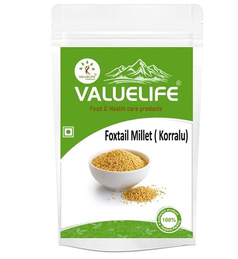 VALUE LIFE Foxtailmillet(Korralu)By Valuelife-1Kg : Amazon.in: Grocery ...