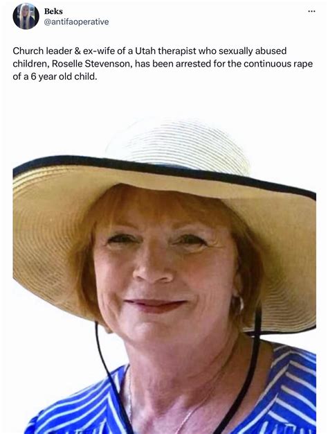 Roselle Stevenson, 70, ex-wife of ritualistic abuse suspect David Hamblin, daughter of LDS ...