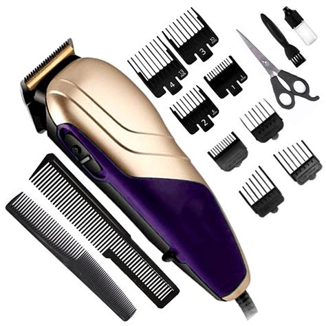KM4810 Men Powerful Corded Hair & Beard Grooming Trimmer 3/6/10/13mm ...