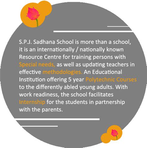 S.P.J. Sadhana School, south mumbai school, school for mentally ...