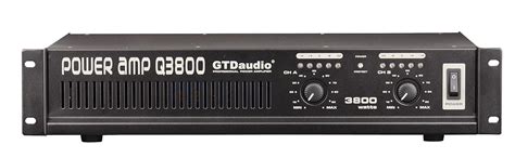 GTD Audio 2 Channel 3000 Watts 2U Stereo Professional Power Amplifier ...