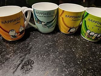 Buy Clay Craft Fine Ceramic Happineess Is Coffee Mugs - Set of 4 ...