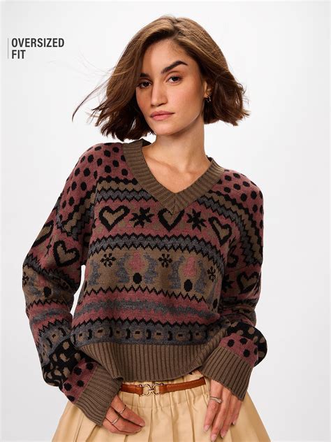 Buy Knitted Sweater: Auburn Womens Oversized Sweaters Online